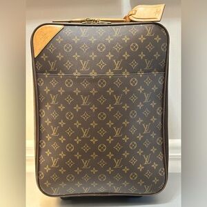 Louis Vuitton Pegase 50 Rolling Monogram Carry On Travel Bag